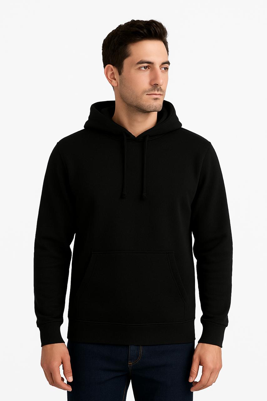Plain 100% cotton Hoodie for men