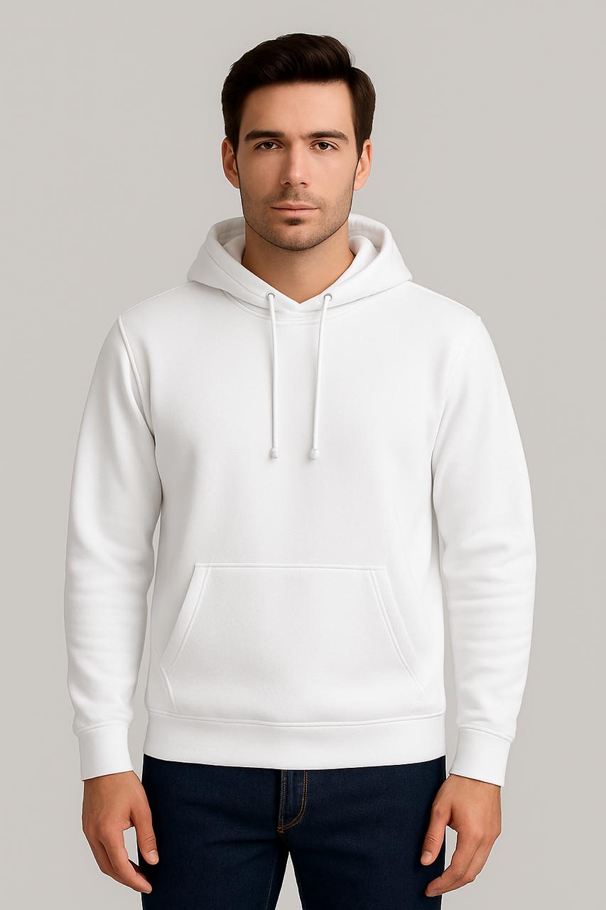 Plain 100% cotton Hoodie for men