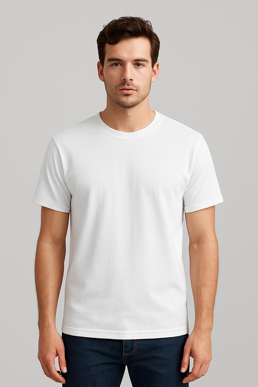 Plain 100% cotton T-Shirt for men